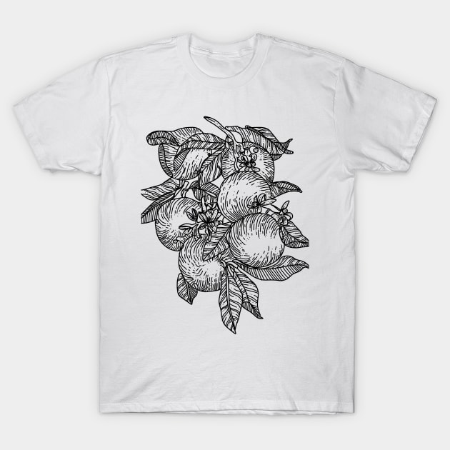 Fruits T-Shirt by Rosesmond